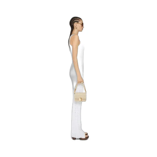 Monogrammed Elastic Waistband Trousers