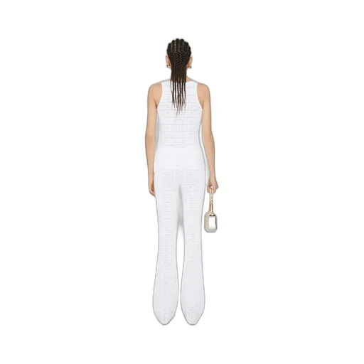 Monogrammed Elastic Waistband Trousers