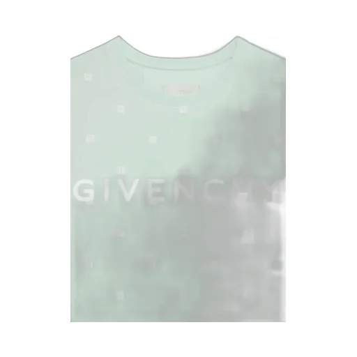 Double Layered Fitted T-Shirt In Cotton With 4G Tulle