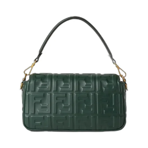 Baguette Ff Embossed Shoulder Bag