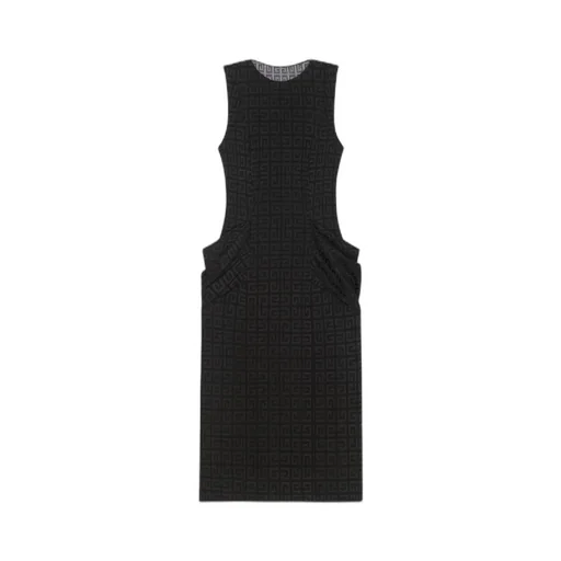 4G Jacquard Sleeveless Dress