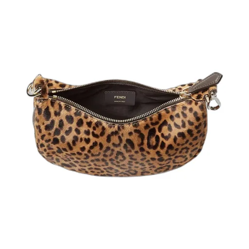 Mini Fendigraphy Leopard Print Shoulder Bag