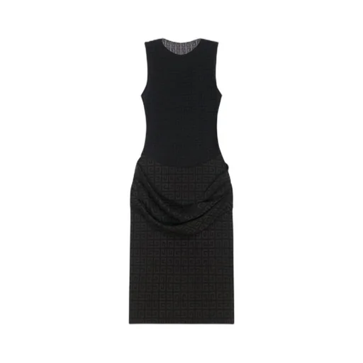 4G Jacquard Sleeveless Dress