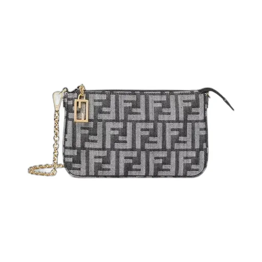 Baguette Ff Jacquard Pouch