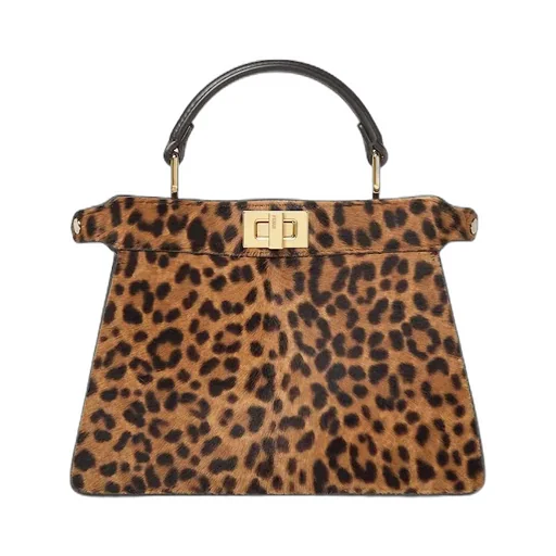 Petite Peekaboo Iseeu Leopard-Print Tote Bag