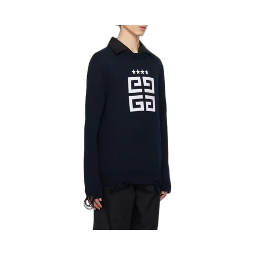 4G Stars Intarsia Knit Jumper
