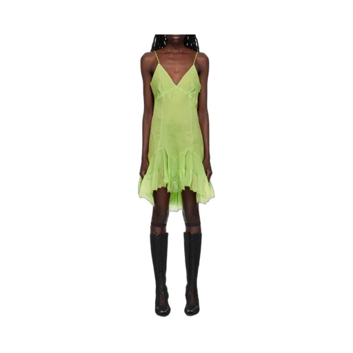 Strapless Dress With Ruffles