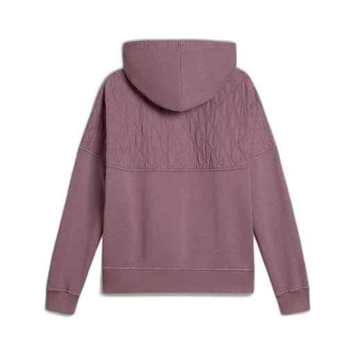 Logo Printed Half-Zip Hoodie