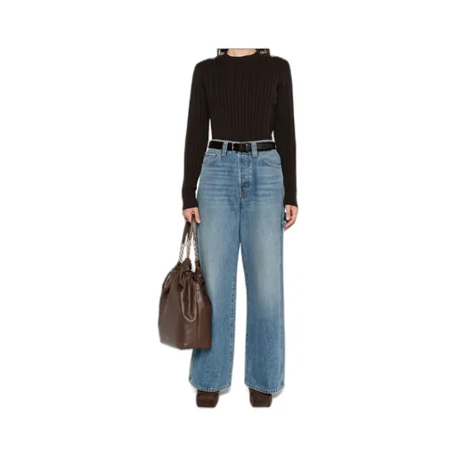 Cable-Knit Button Detailed Jumper