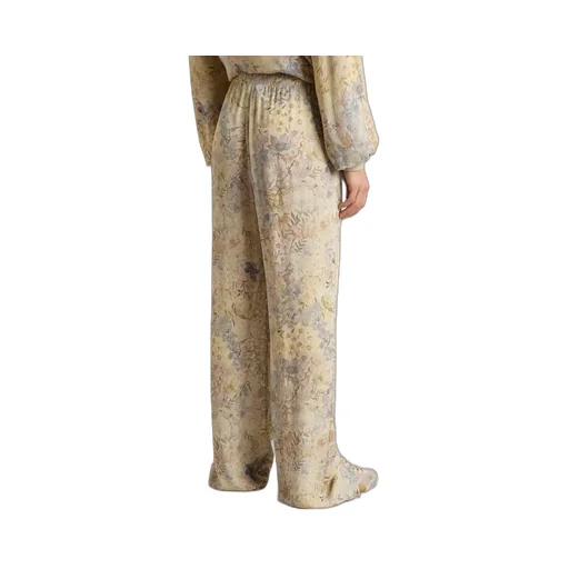 Floral Motif Printed Trousers