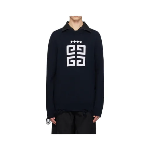 4G Stars Intarsia Knit Jumper