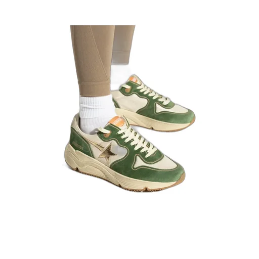 Runnning Sole Lace-Up Sneakers