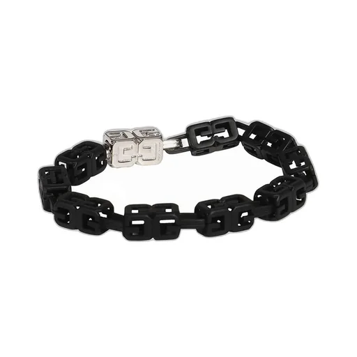 G Cube Bracelet In Enamelled Metal