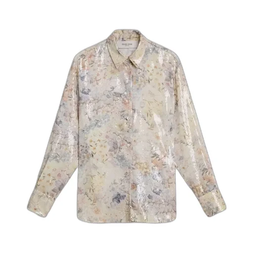 Floral Sequin Print Shirt