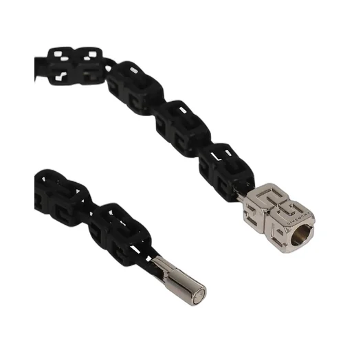 G Cube Bracelet In Enamelled Metal