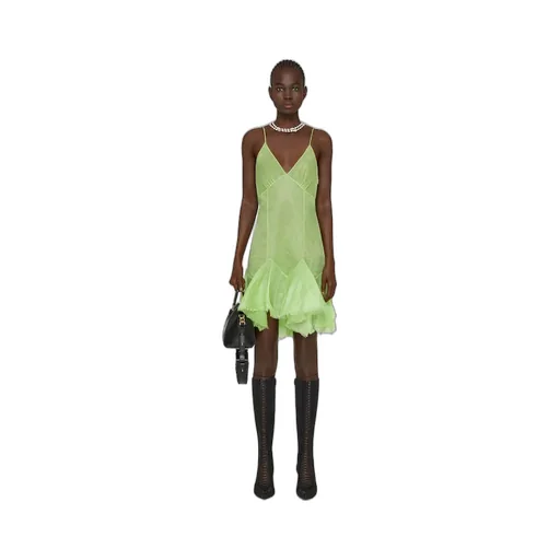 Strapless Dress With Ruffles