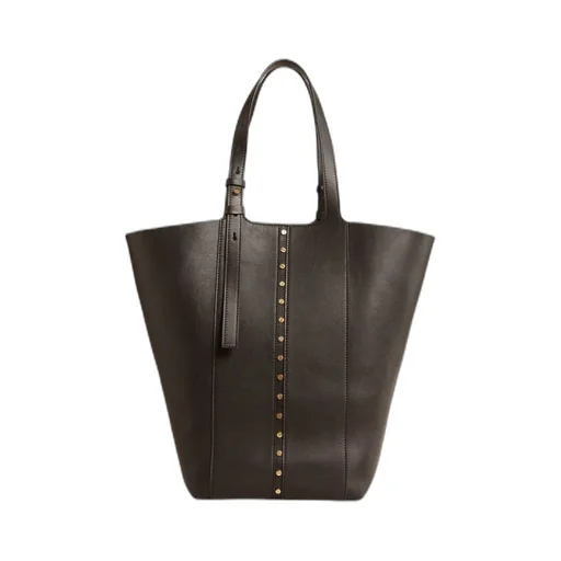 Hook Studs Embellished Tote Bag
