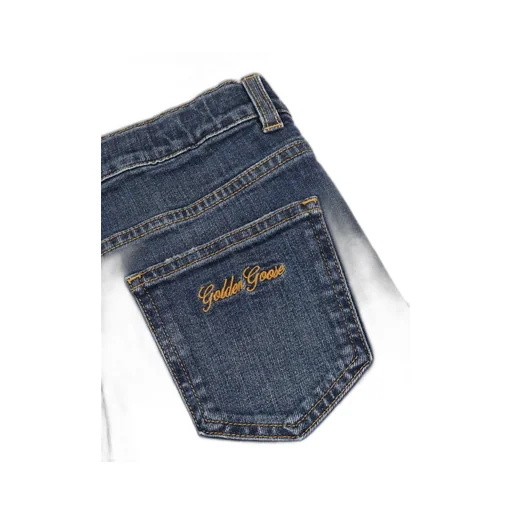 Embroidered-Back Jeans
