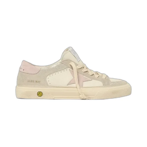 Star Patch Lace-Up Sneakers