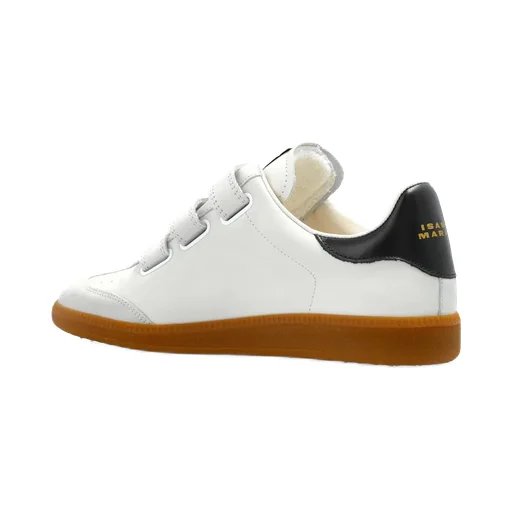 Beth Gb Leopard-Print Calfskin Sneakers