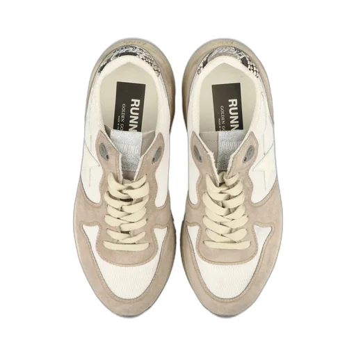 Running-Sole Lace-Up Sneakers