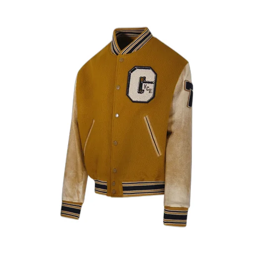 Logo Patch Bomber Jacket