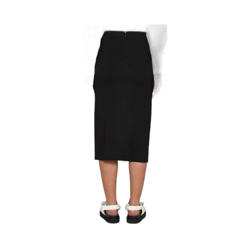 Box Pleated Pencil Skirt