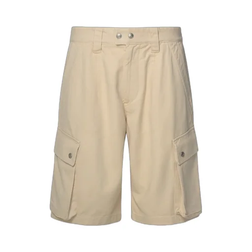 Mid-Rise Loose-Fit Cargo Shorts