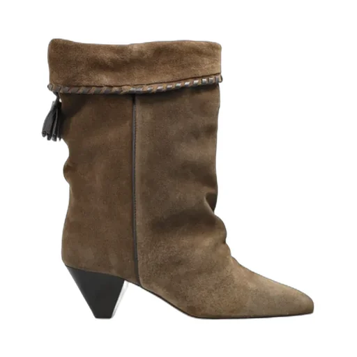Pleated Ankle Boots