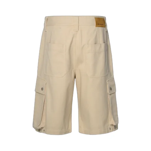 Mid-Rise Loose-Fit Cargo Shorts