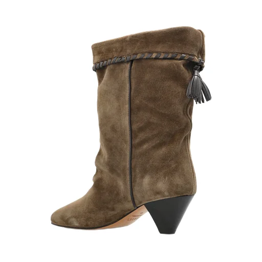 Pleated Ankle Boots