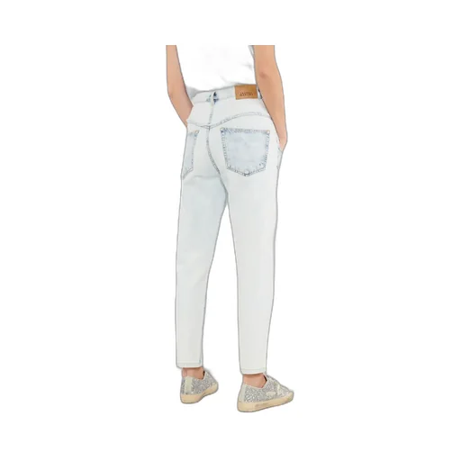 Oliviani High-Waisted Frayed Jeans
