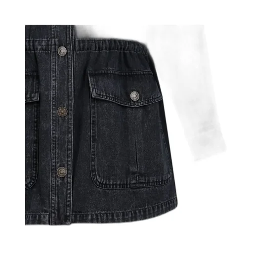 Buttoned Denim Jacket