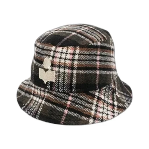 Logo-Embroidered Tartan Bucket Hat