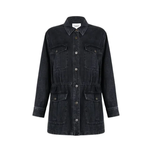 Buttoned Denim Jacket