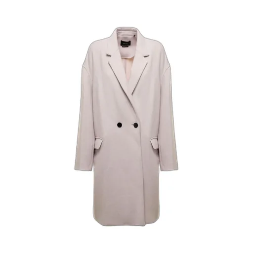 Double-Breasted Long-Sleeved Coat