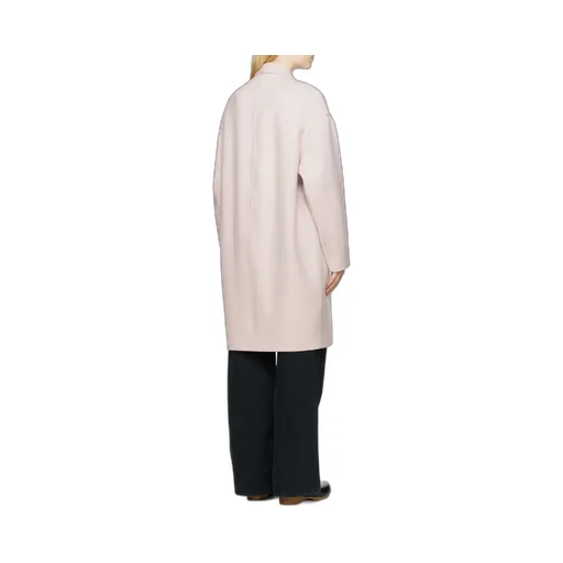Double-Breasted Long-Sleeved Coat