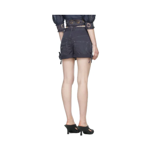 Turn-Up Hem Shorts