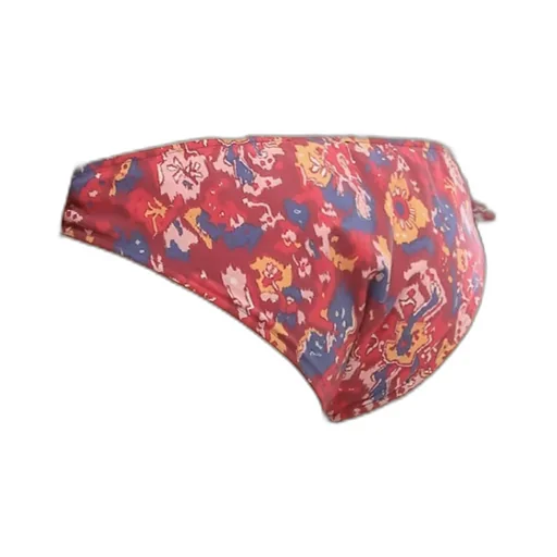 Floral Print Low-Rise Bikini Bottoms