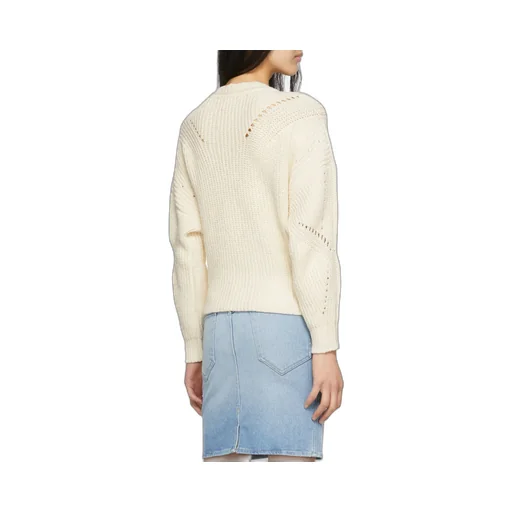 Lace-Up Ribbed-Knit Jumper