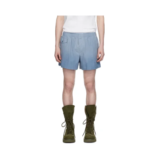 Logo Printed Elastic Waist Shorts
