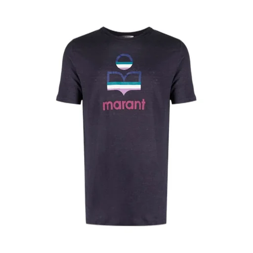 Logo Round Collar Short-Sleeved T-Shirt