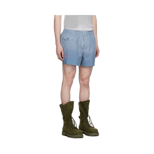 Logo Printed Elastic Waist Shorts