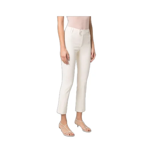 Mid-Rise Straight Trousers