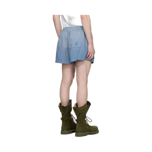 Logo Printed Elastic Waist Shorts