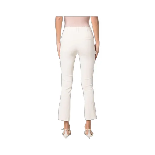Mid-Rise Straight Trousers