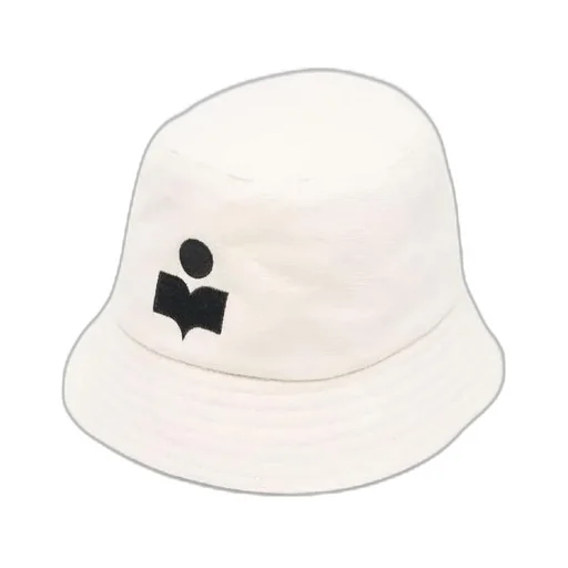 Logo Embroidered Narrow Brim Bucket Hat