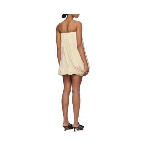 Draped Bustier Dress