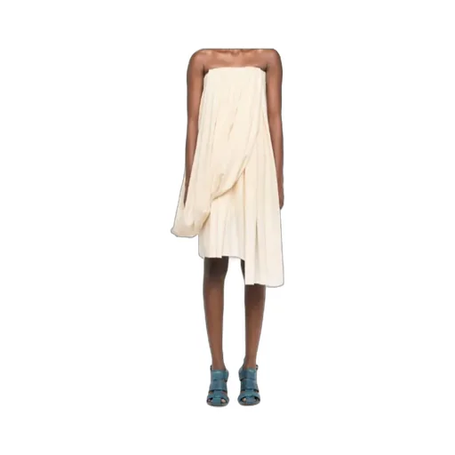 Draped Bustier Dress
