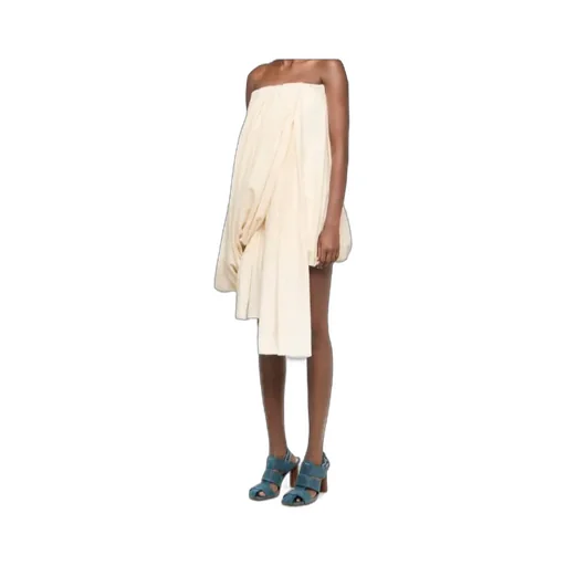 Draped Bustier Dress